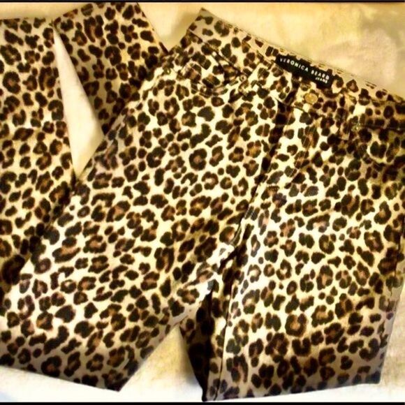 VERONICA BEARD BROOKE MID-RISE LEOPARD PRINT SKINNY JEANS SZ 0 NWT - Picture 5 of 16